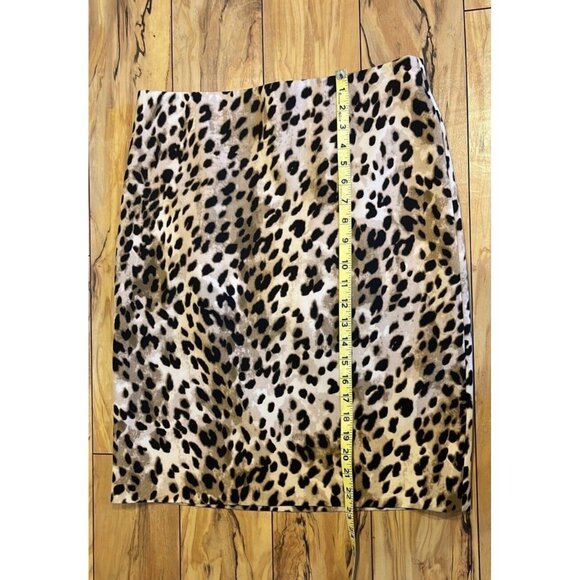 Philosophy animal print skirt sz10 no flaws or defects gold back zipper professi - Picture 8 of 9